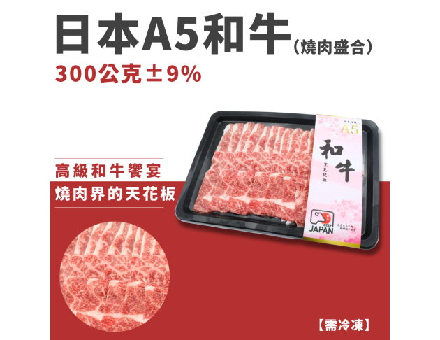日本A5和牛燒肉盛合